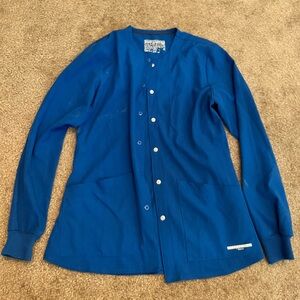 Sketchers Scrub Jacket - XS - Royal Blue